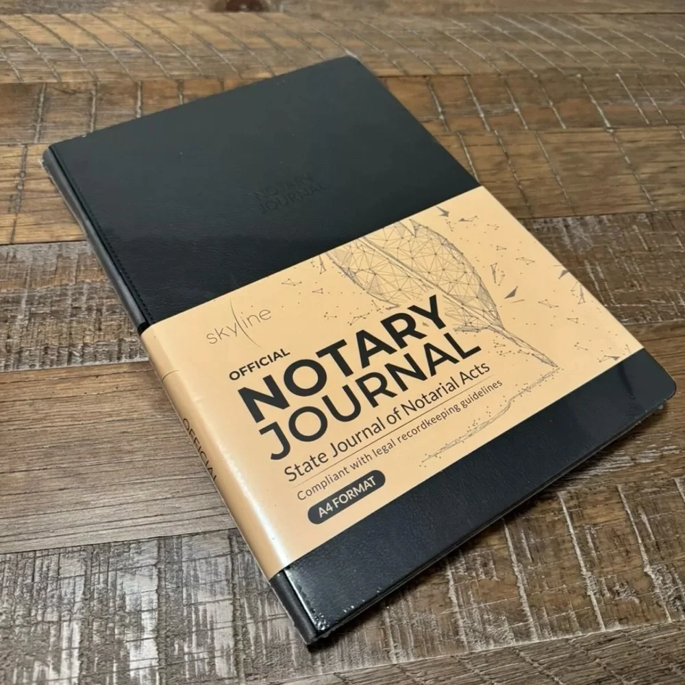 Skyline NOTARY JOURNAL State Journal of Notarial Acts Public Record Book A4 525